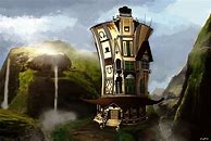 Image result for Mad Hatters House Sketch