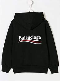 Image result for Balenciaga Hoodie Black with White Text
