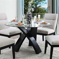 Image result for 36 Inch Round Glass Dining Table