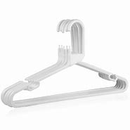 Image result for plastic clothes hangers white