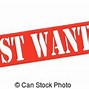 Image result for Most Wanted Red Straigt Sign