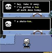 Image result for Sans Puns and Jokes