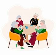 Image result for Seniors Playing Cards Clip Art