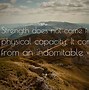Image result for Strength Does Not Come From Physical Capacity