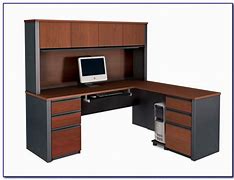Image result for L Desk Hutch