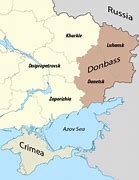 Image result for Donbass Map Ukraine White
