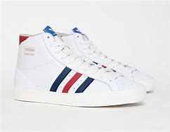Image result for Adidas Shoes Men White and Red Blue