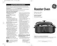 Image result for GE Roaster Oven Manual
