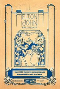 Image result for Elton John Detroit Poster