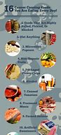 Image result for Cancer Causing Foods