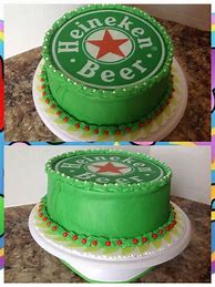 Image result for Heineken Birthday Cake