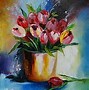 Image result for Painting Flowers with Acrylic Paint
