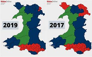 Image result for Wales Election Results Map