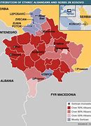 Image result for Serbian Emmigration Map From Kosovo