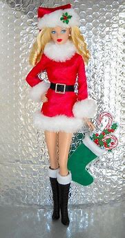 Image result for Santa Claus Barbie Doll