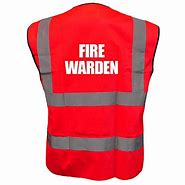 Image result for Fire Warden Hi Vis Vest