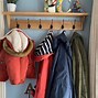 Image result for Wooden Coat Stand with Shelves