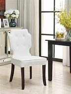Image result for Leather Dining Chairs White Lega