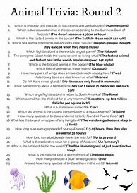 Image result for Animal Quiz Questions and Answers
