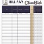 Image result for Bill Pay Tracker Printable