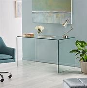 Image result for Glass Computer Desks for Small Spaces