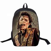 Image result for Michael Jackson Backpacks for School