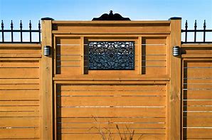 Image result for Decorative Fence Gates