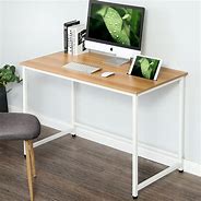 Image result for 4 Ft. Natural Wood Desk