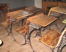 Image result for Old Antique School Desk
