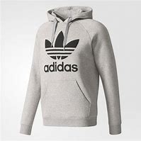 Image result for adidas trefoil hoodie grey