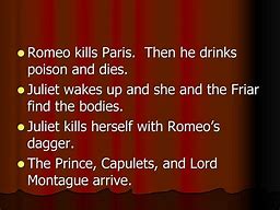 Image result for Romeo Drinks Poison