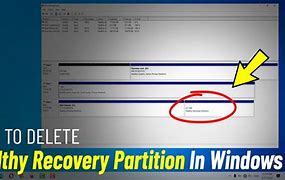 Image result for Remove Recovery Partition