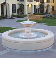Image result for modern concrete fountains
