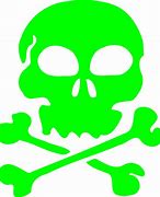 Image result for Green Skull Decal