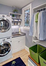 Image result for Small Laundry Room Shelving