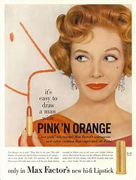 Image result for Pink Vintage Lipstick Ads