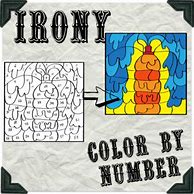 Image result for Types of Irony Color by Number Worksheet