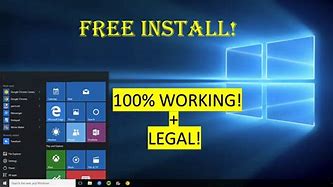 Image result for Window 10 Pro Free Install