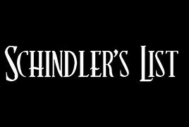 Image result for Schindler's List Logo