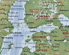 Image result for Gulf of Finland On Map
