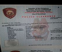 Image result for Police Clearance