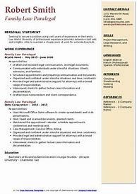 Image result for Family Law Paralegal Resume