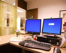 Image result for Office Desk Three Computer
