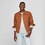 Image result for Brown Pants with a Jean Jacket