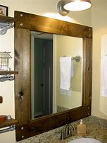 Image result for Framed Mirrors for Bathrooms