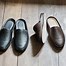Image result for black slippers leather