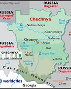 Image result for Map of Chechnya and Surrounding Areas