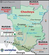 Image result for Chechnya Republic Map