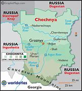 Image result for Chechen Russia Map