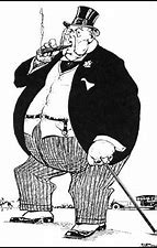 Image result for caricatures fat cat capitalists
